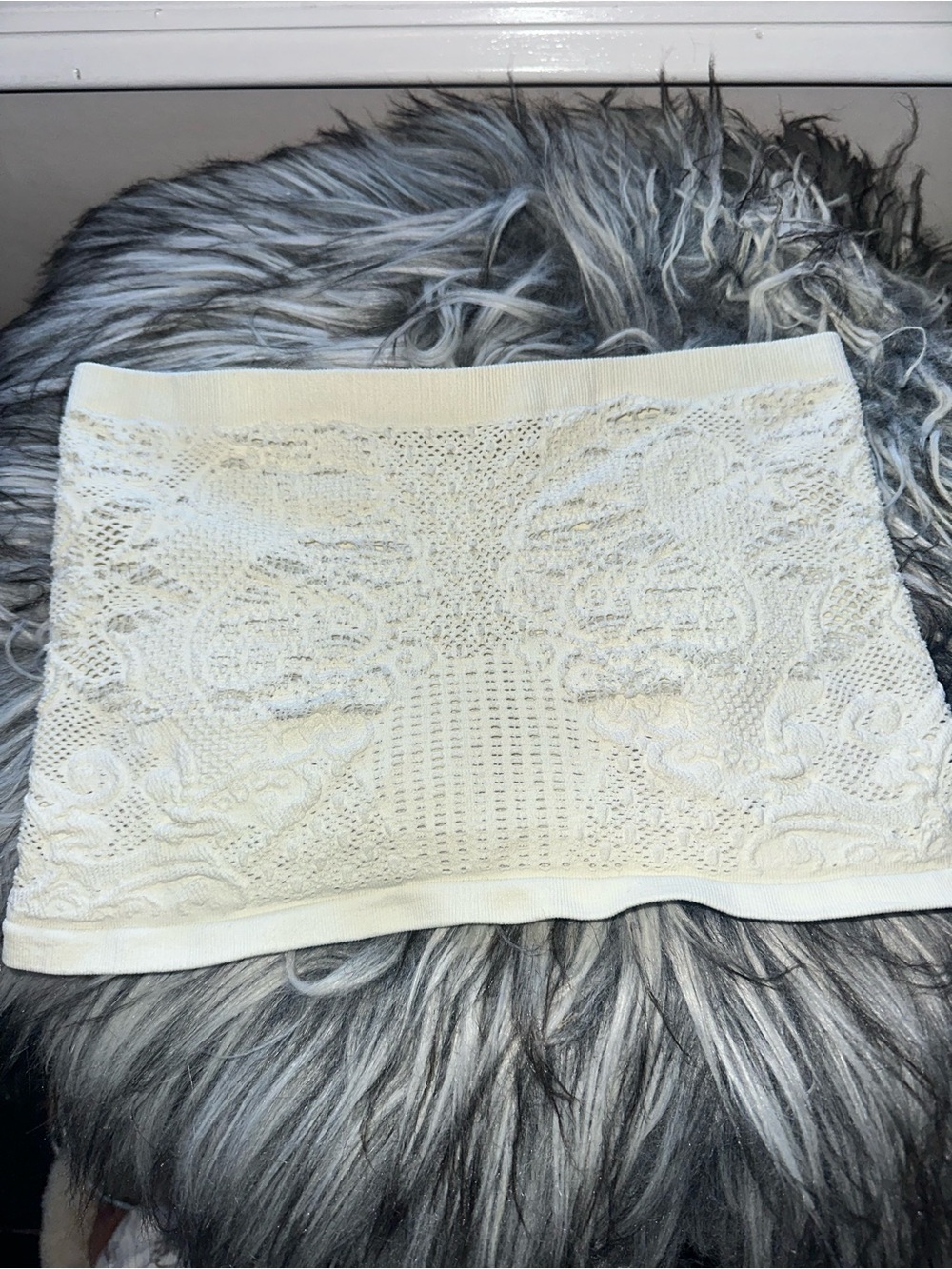 Free People Seamless Lace Bandeau-Ivory